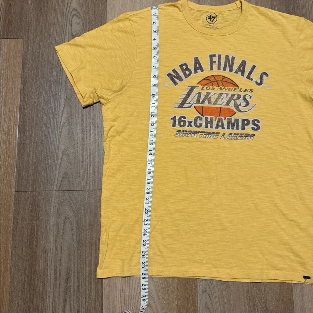 Yellow NBA Finals T-Shirt XL 16x champs